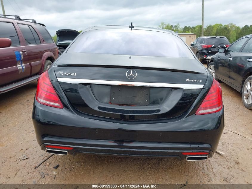 2015 Mercedes-Benz S 550 4Matic VIN: WDDUG8FB2FA197363 Lot: 39159383