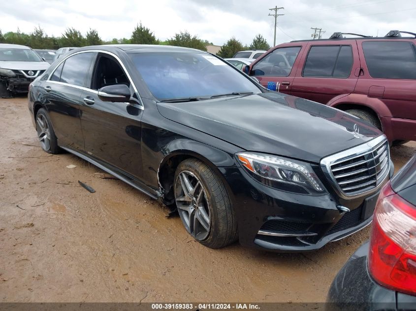 2015 Mercedes-Benz S 550 4Matic VIN: WDDUG8FB2FA197363 Lot: 39159383