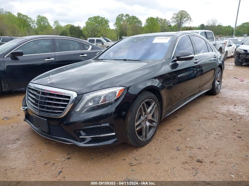 2015 Mercedes-Benz S 550 4Matic VIN: WDDUG8FB2FA197363 Lot: 39159383