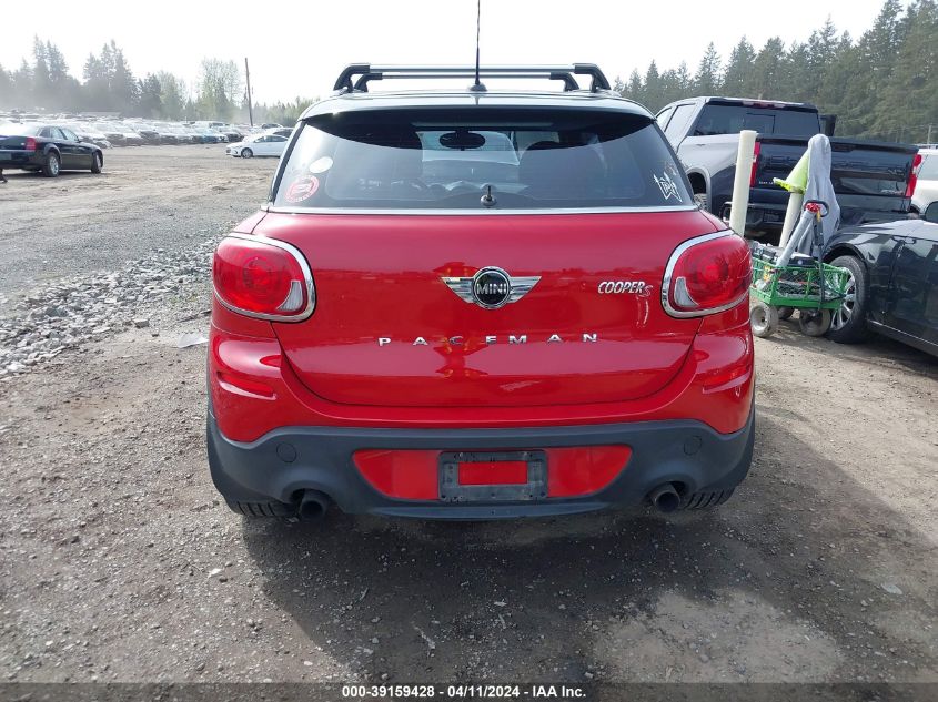 2014 Mini Paceman Cooper S VIN: WMWSS7C58EWN72163 Lot: 39159428