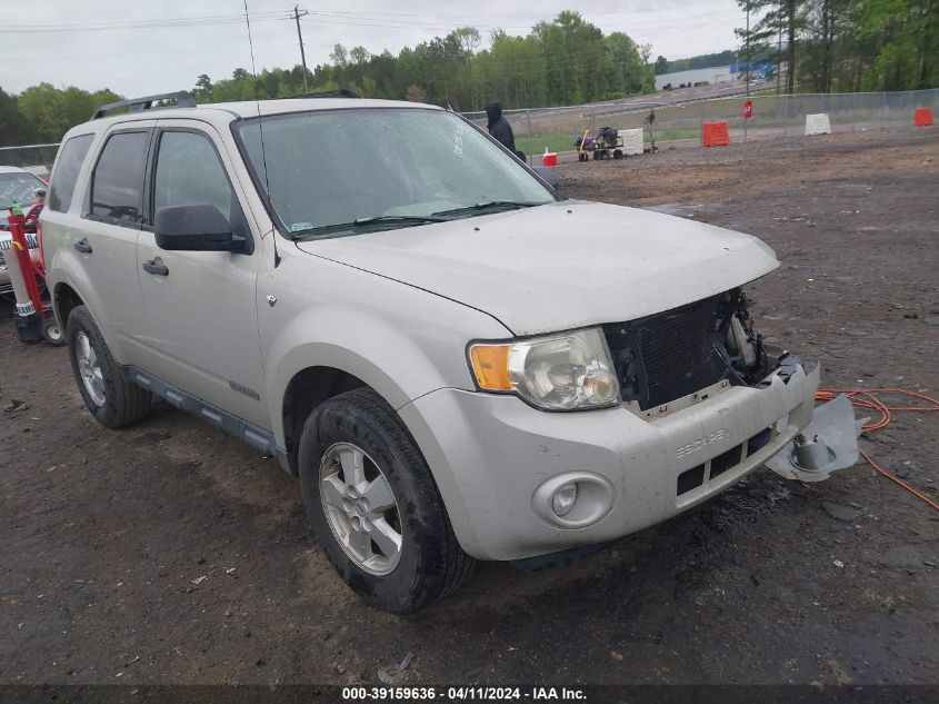 2008 Ford Escape Xlt VIN: 1FMCU031X8KA42046 Lot: 39159636