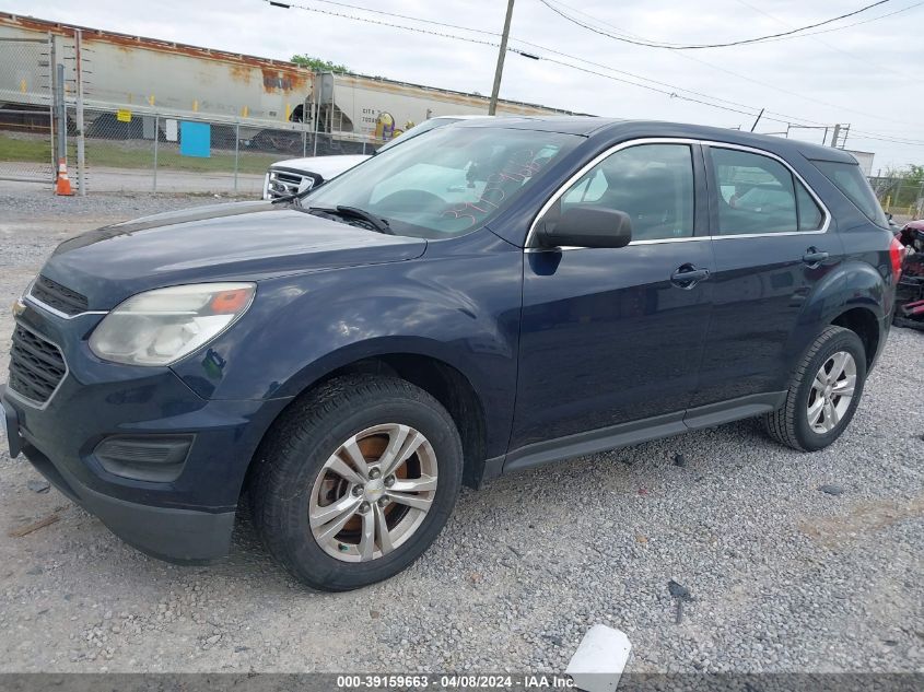 2GNALBEK5G1138995 2016 Chevrolet Equinox Ls