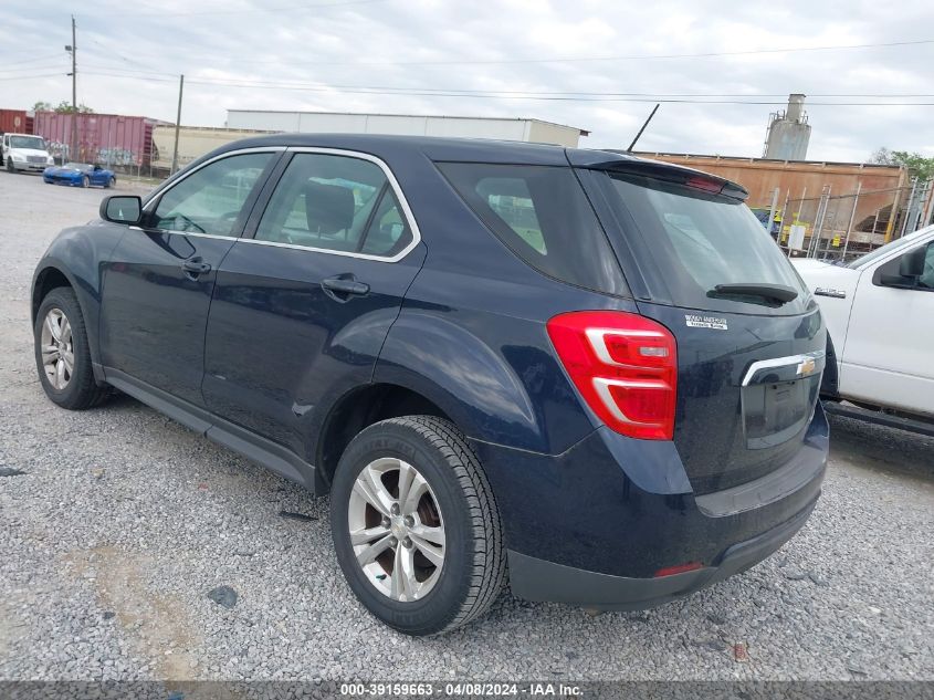 2016 Chevrolet Equinox Ls VIN: 2GNALBEK5G1138995 Lot: 40545563