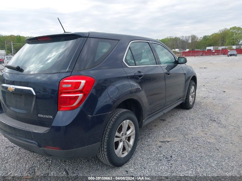 2016 Chevrolet Equinox Ls VIN: 2GNALBEK5G1138995 Lot: 40545563