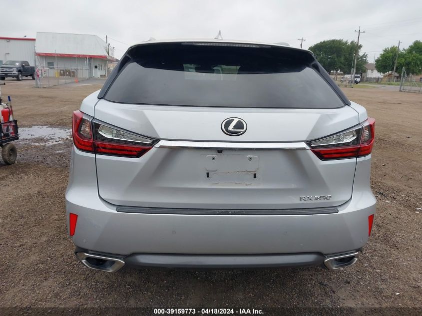 2019 Lexus Rx 350 VIN: 2T2ZZMCA1KC126719 Lot: 39159773