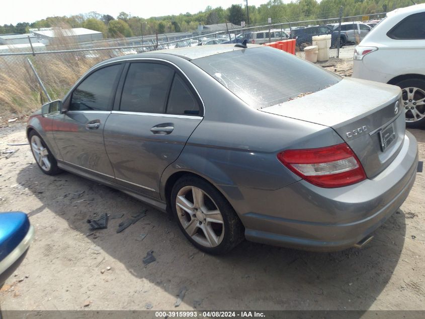 WDDGF5EB0BR138050 | 2011 MERCEDES-BENZ C 300