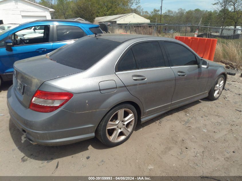 WDDGF5EB0BR138050 | 2011 MERCEDES-BENZ C 300