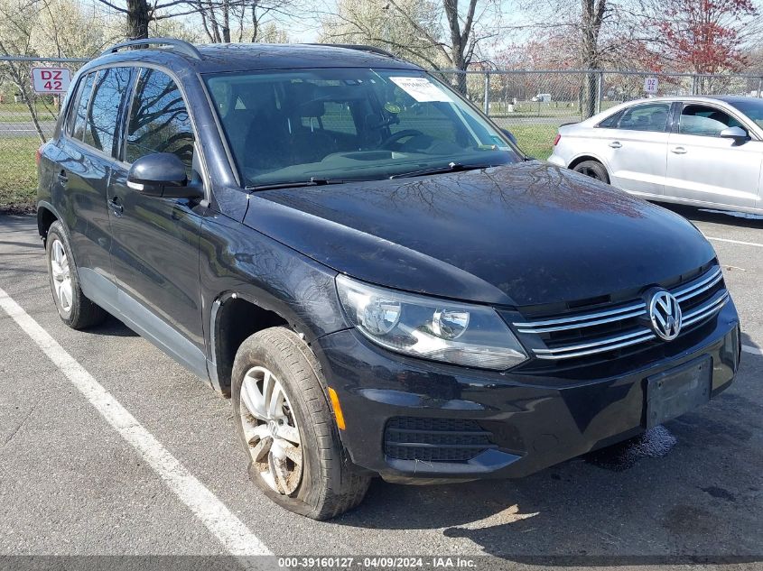 2016 VOLKSWAGEN TIGUAN S - WVGAV7AXXGW518856