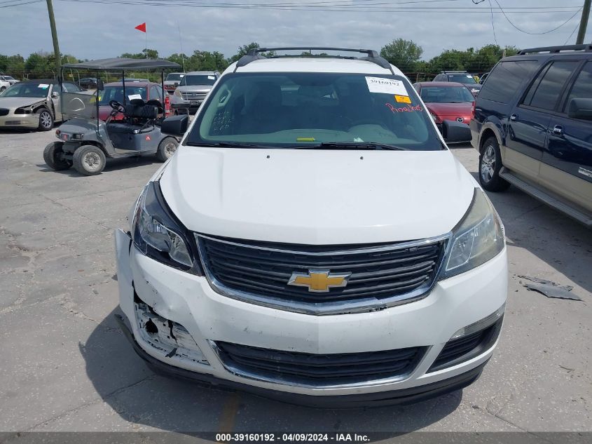 2016 Chevrolet Traverse Ls VIN: 1GNKRFED3GJ306845 Lot: 39160192