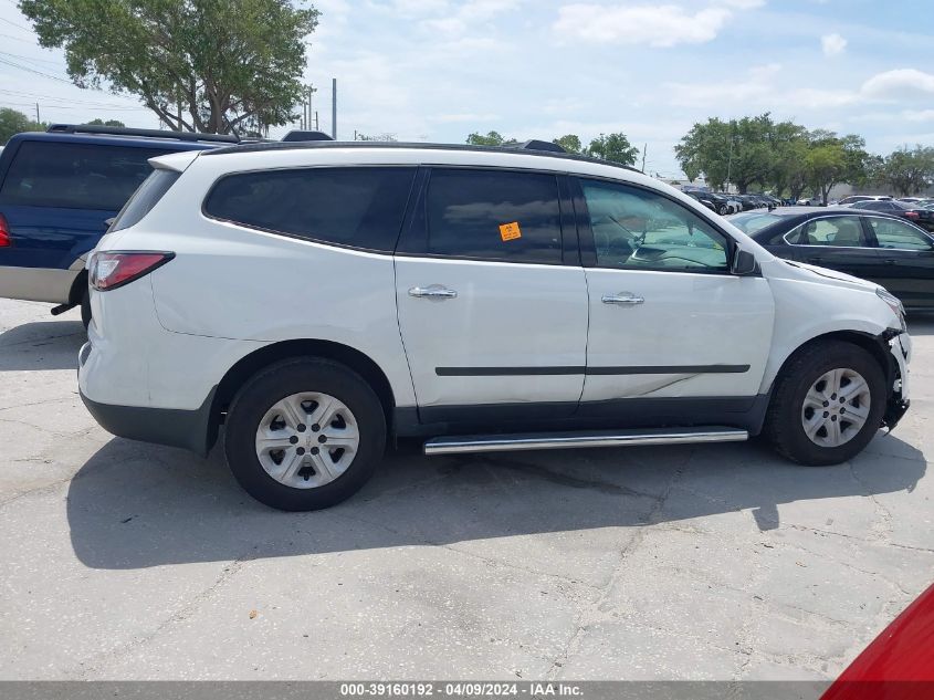 2016 Chevrolet Traverse Ls VIN: 1GNKRFED3GJ306845 Lot: 39160192