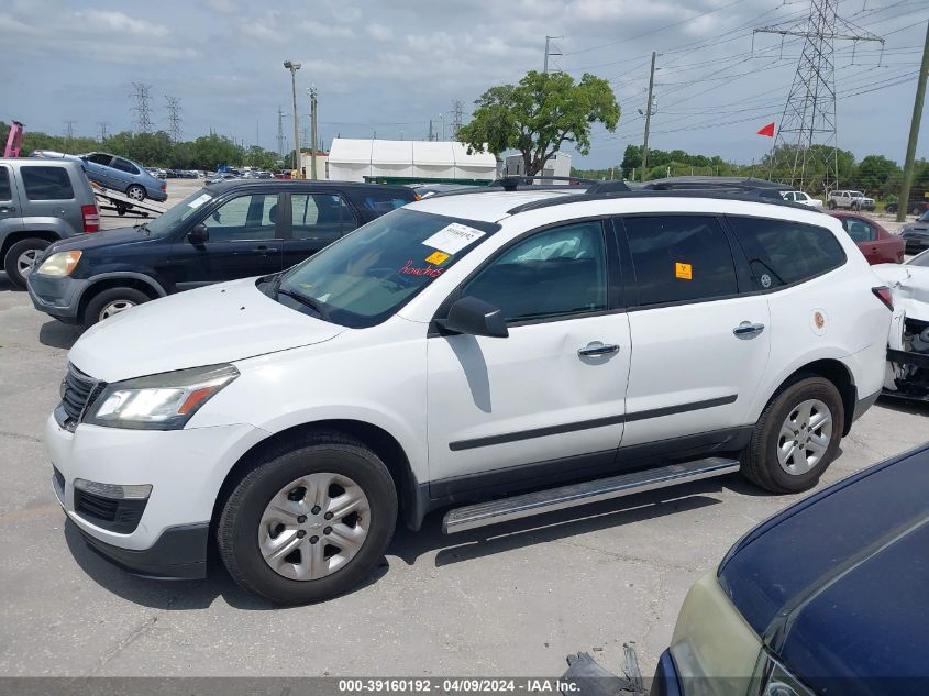 2016 Chevrolet Traverse Ls VIN: 1GNKRFED3GJ306845 Lot: 39160192