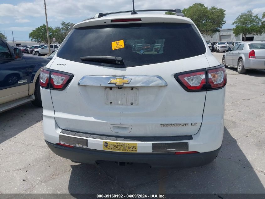 2016 Chevrolet Traverse Ls VIN: 1GNKRFED3GJ306845 Lot: 39160192