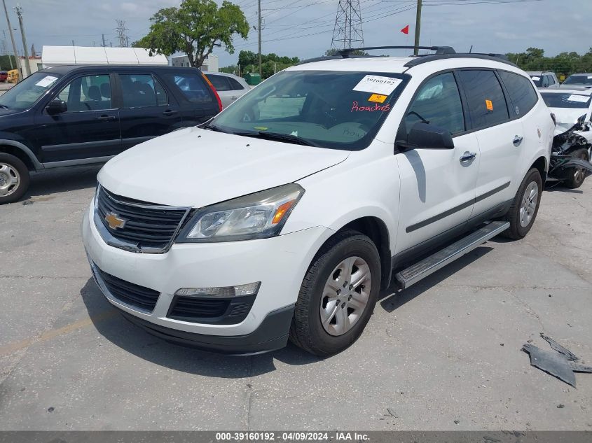 2016 Chevrolet Traverse Ls VIN: 1GNKRFED3GJ306845 Lot: 39160192