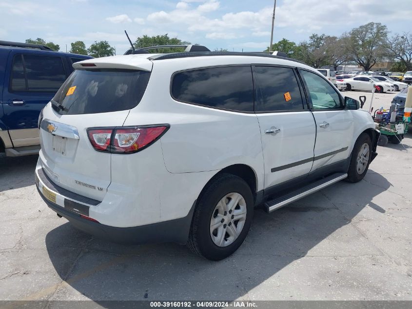 2016 Chevrolet Traverse Ls VIN: 1GNKRFED3GJ306845 Lot: 39160192