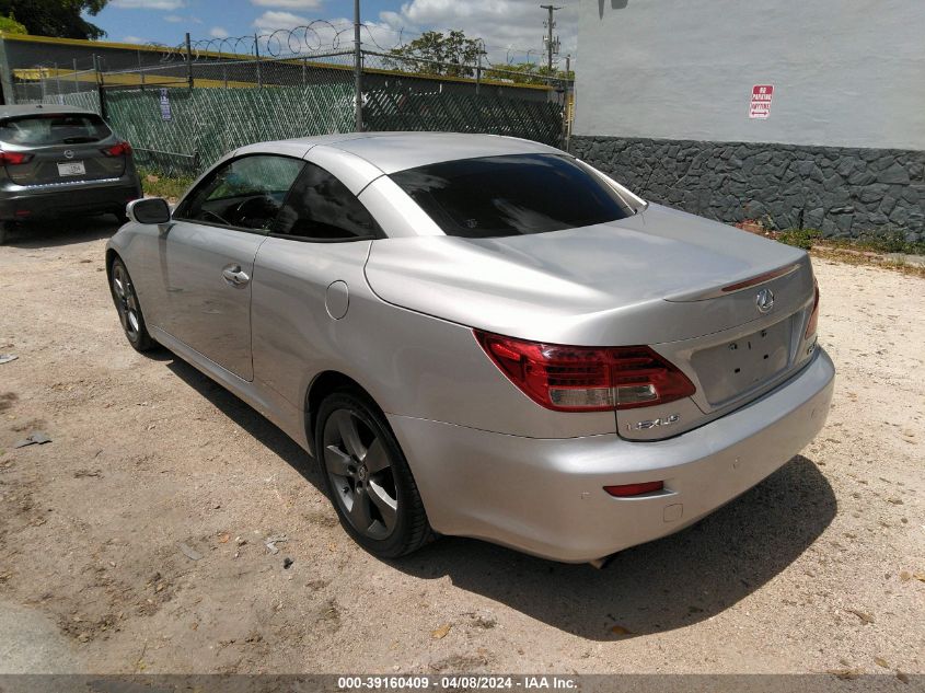 JTHFF2C29A2508182 | 2010 LEXUS IS 250C