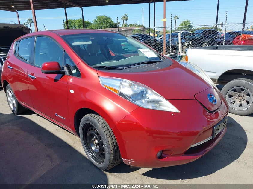 2011 Nissan Leaf Sl VIN: JN1AZ0P4BT000848 Lot: 39160473
