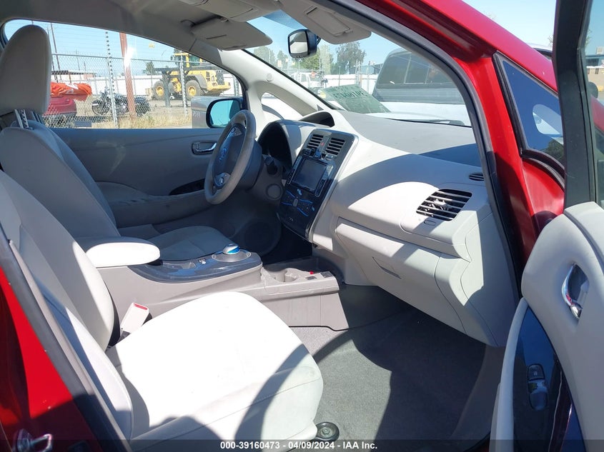 2011 Nissan Leaf Sl VIN: JN1AZ0P4BT000848 Lot: 39160473