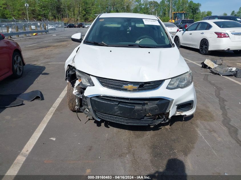 2017 Chevrolet Sonic Lt Auto VIN: 1G1JG6SH1H4166305 Lot: 39160483