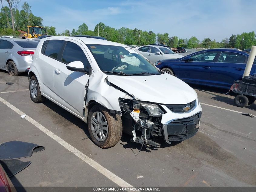 2017 Chevrolet Sonic Lt Auto VIN: 1G1JG6SH1H4166305 Lot: 39160483