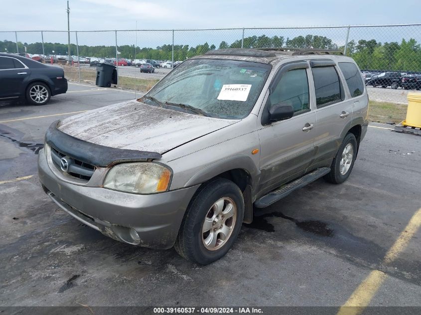 4F2YU09122KM28954 2002 Mazda Tribute Es V6/Lx V6