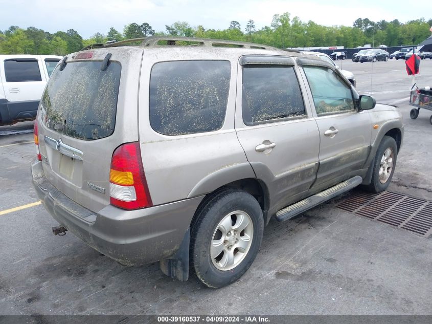 2002 Mazda Tribute Es V6/Lx V6 VIN: 4F2YU09122KM28954 Lot: 39160537