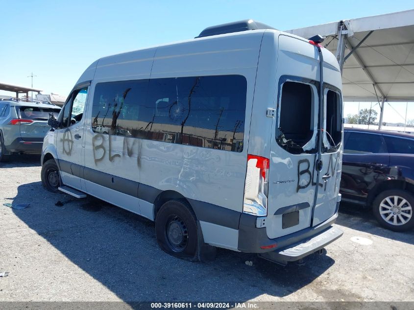 2023 Mercedes-Benz Sprinter 2500 Standard Roof 4-Cyl Gas VIN: W1Z40FHY8PT135239 Lot: 39160611