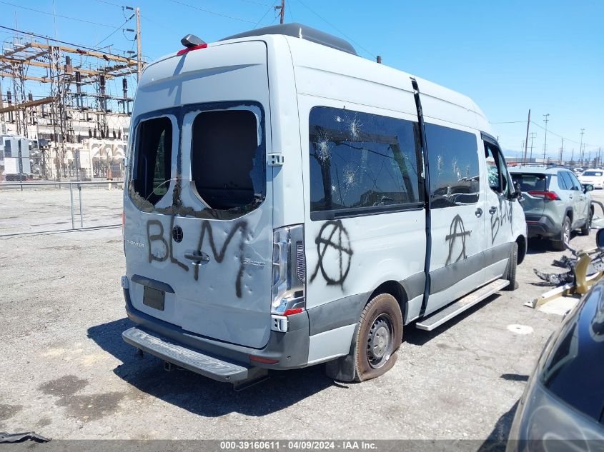 2023 Mercedes-Benz Sprinter 2500 Standard Roof 4-Cyl Gas VIN: W1Z40FHY8PT135239 Lot: 39160611