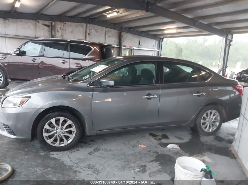VIN 3N1AB7AP4KY456226 2019 NISSAN SENTRA SV
