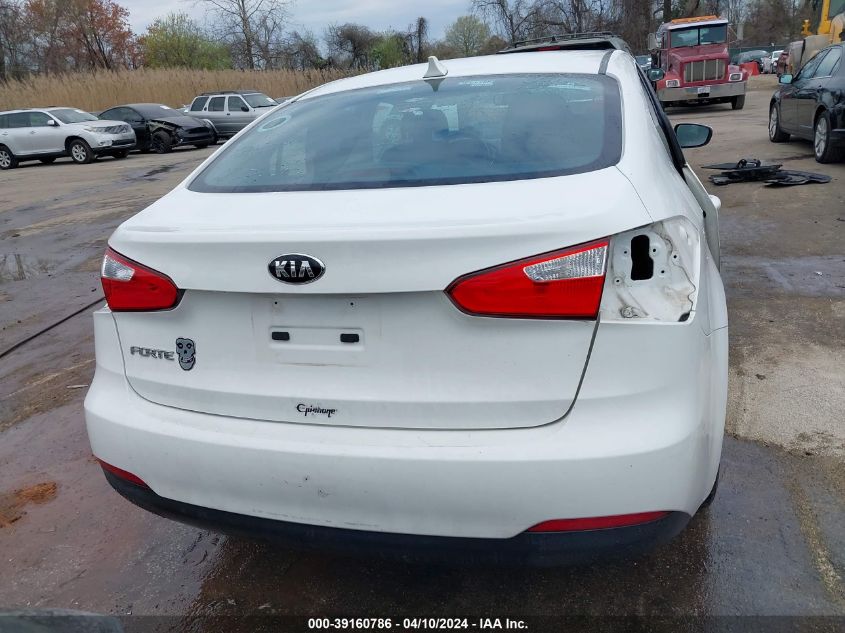 2016 Kia Forte Lx VIN: KNAFK4A66G5476861 Lot: 39160786