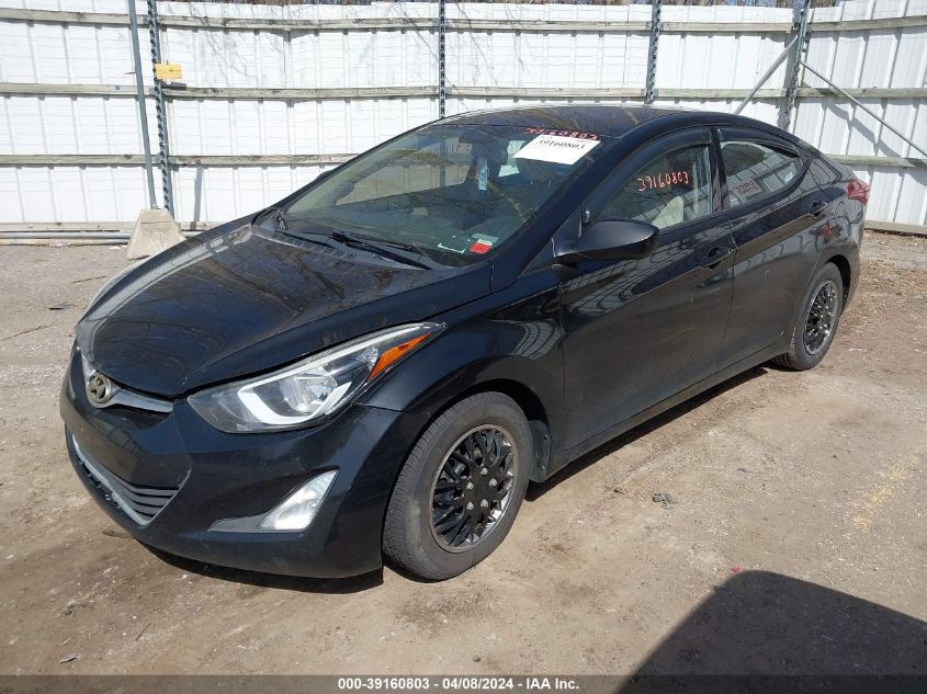 KMHDH4AE9GU488133 | 2016 HYUNDAI ELANTRA