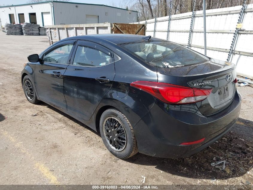 KMHDH4AE9GU488133 | 2016 HYUNDAI ELANTRA