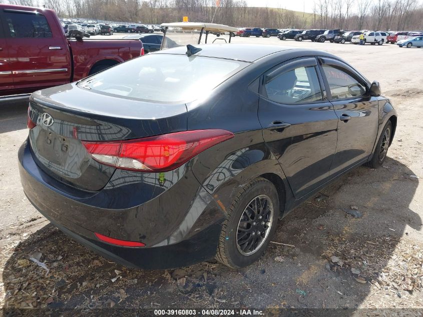 KMHDH4AE9GU488133 | 2016 HYUNDAI ELANTRA