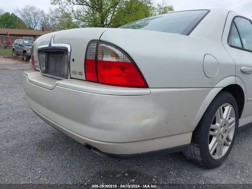 1LNHM87A25Y650327 | 2005 LINCOLN LS