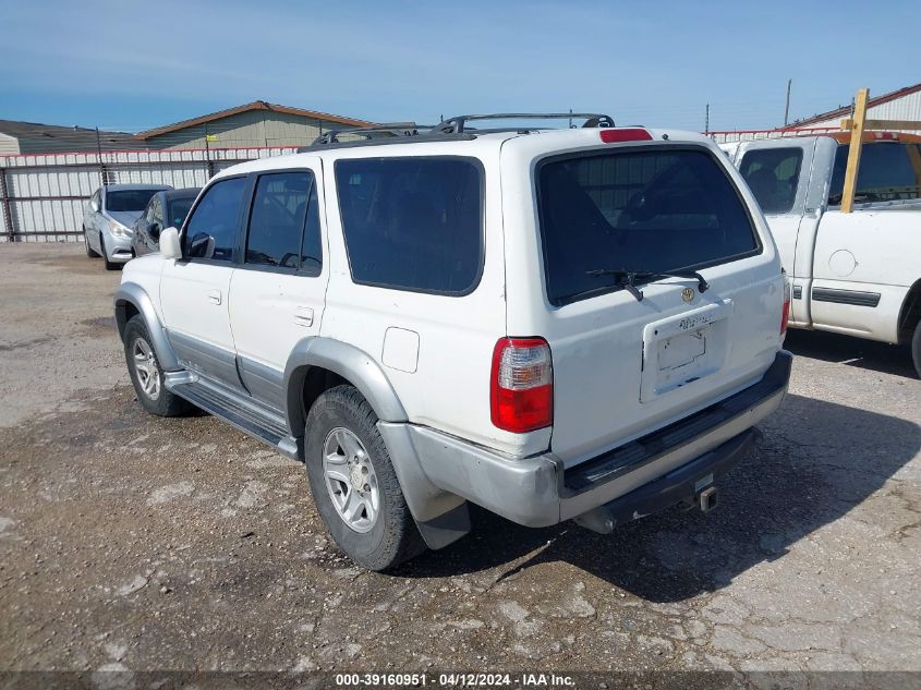 2000 Toyota 4Runner Limited V6 VIN: JT3GN87R0Y0145672 Lot: 39160951