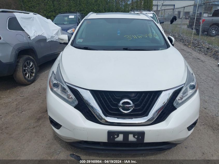 2015 Nissan Murano Platinum VIN: 5N1AZ2MH0FN222423 Lot: 39160954