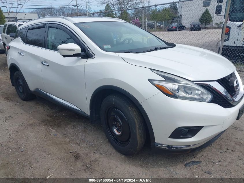 2015 Nissan Murano Platinum VIN: 5N1AZ2MH0FN222423 Lot: 39160954