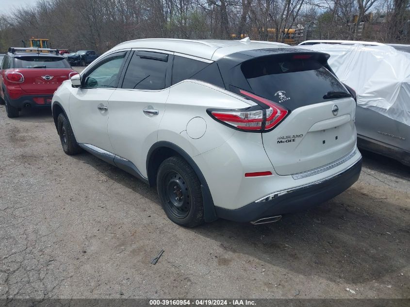 2015 Nissan Murano Platinum VIN: 5N1AZ2MH0FN222423 Lot: 39160954