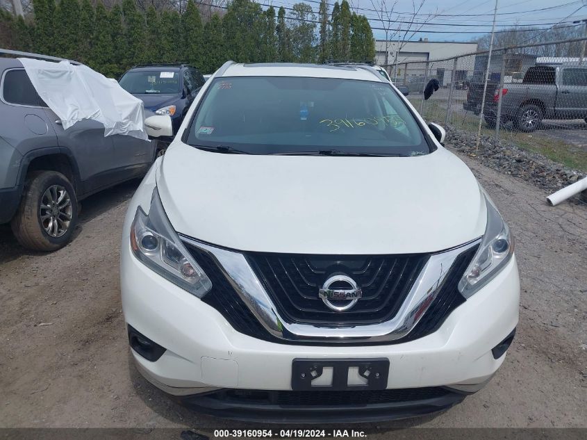 2015 Nissan Murano Platinum VIN: 5N1AZ2MH0FN222423 Lot: 39160954