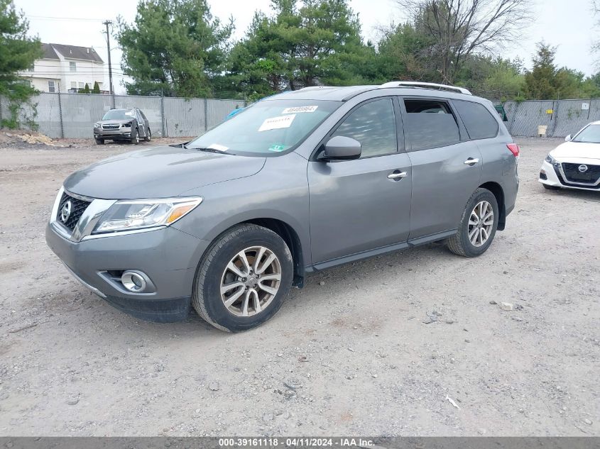 2015 Nissan Pathfinder Sv VIN: 5N1AR2MN4FC704989 Lot: 39161118