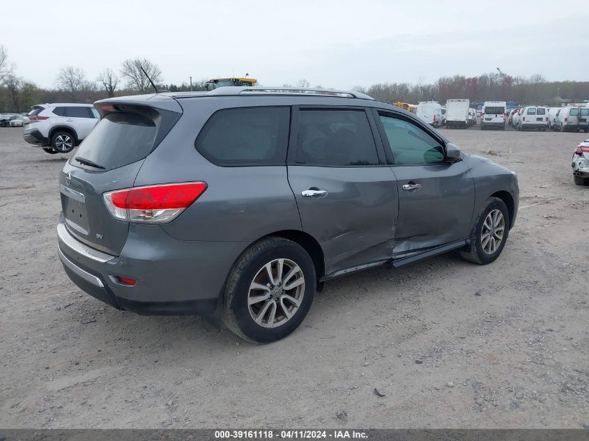 2015 Nissan Pathfinder Sv VIN: 5N1AR2MN4FC704989 Lot: 39161118