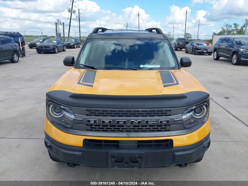 2021 Ford Bronco Sport Badlands VIN: 3FMCR9D91MRA28777 Lot: 39161248