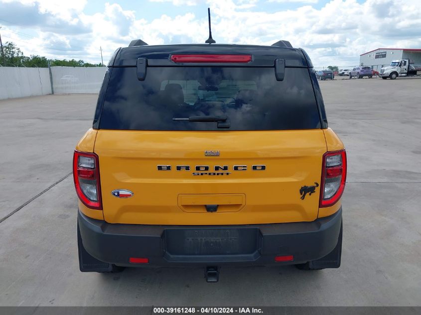 2021 Ford Bronco Sport Badlands VIN: 3FMCR9D91MRA28777 Lot: 39161248