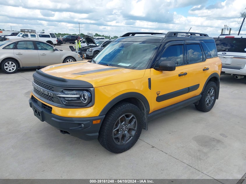 2021 Ford Bronco Sport Badlands VIN: 3FMCR9D91MRA28777 Lot: 39161248