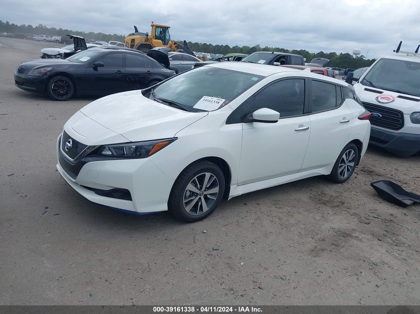 2022 Nissan Leaf S Plus 62 Kwh VIN: 1N4BZ1BVXNC556325 Lot: 39161338