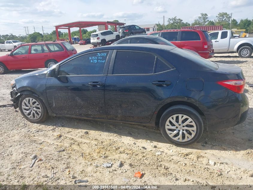 2019 Toyota Corolla Le VIN: 5YFBURHE6KP947344 Lot: 39161588