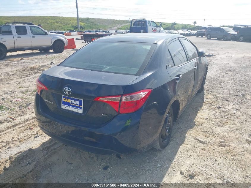 2019 Toyota Corolla Le VIN: 5YFBURHE6KP947344 Lot: 39161588