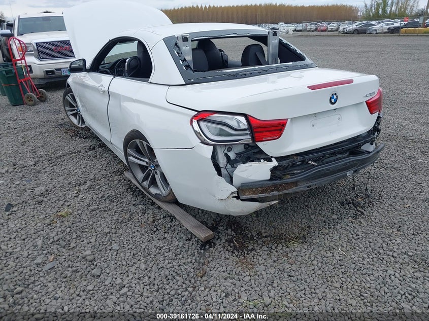 2018 BMW 430I VIN: WBA4Z1C56JEC58807
