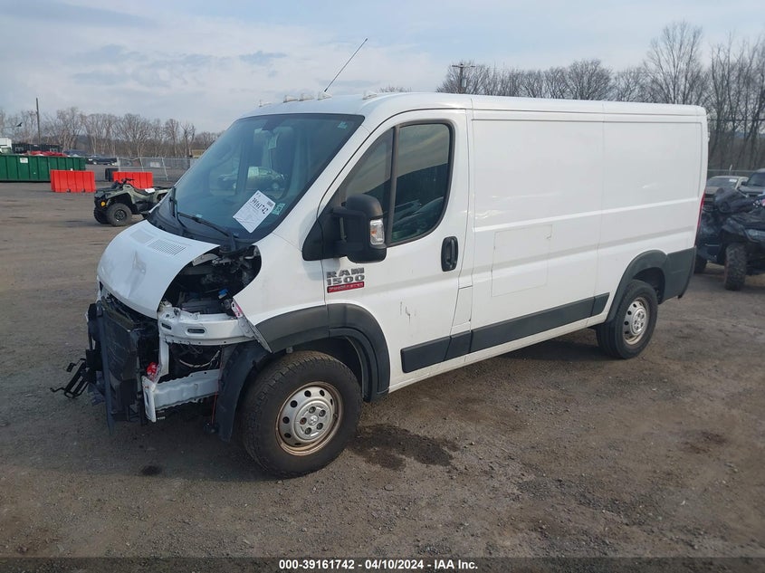 2019 Ram Promaster 1500 Low Roof 136 Wb VIN: 3C6TRVAG1KE530717 Lot: 39161742