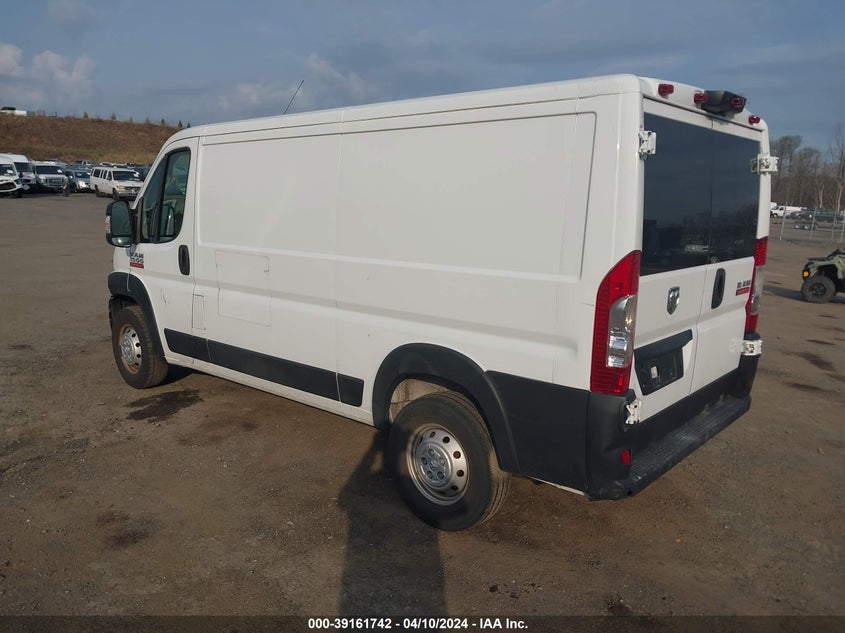 2019 Ram Promaster 1500 Low Roof 136 Wb VIN: 3C6TRVAG1KE530717 Lot: 39161742