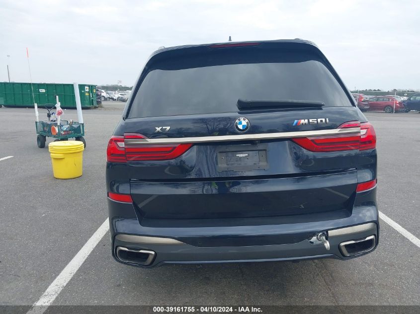 2022 BMW X7 M50I VIN: 5UXCX6C05N9J88524 Lot: 39161755